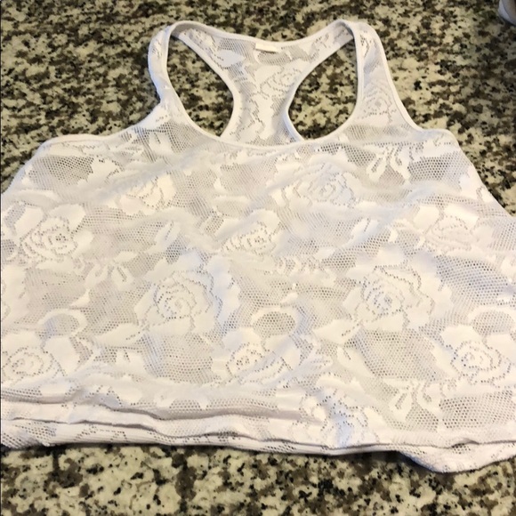 Fabletics lace racer back tank - Picture 1 of 3
